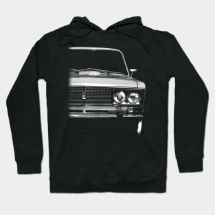 Lada - Russian classic car, black shirt Hoodie